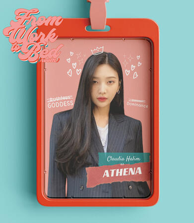Claudia Halim as Athena in From Work to (Bed)room (2021).